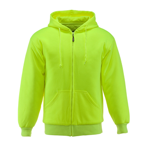 Sweats à capuche solides à fermeture éclair complète à la mode pour hommes prix de gros conception personnalisée sweats à capuche durables - Product Image 1