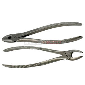 Juego de 2 fórceps de extracción de molares superiores MD1 + MD2 Patrón de hidromiel Instrumentos de extracción dental de acero inoxidable alemán - Product Image 3