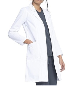 Blouse de laboratoire médicale blanche de qualité supérieure, sérigraphiée, à manches longues, respirante, uniforme d'infirmière, blouse de laboratoire médicale - Product Image 2