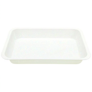 Plateau alimentaire en mélamine blanche (30x20x4cm) Organisateur pratique pour réfrigérateur 903 - Product Image 2