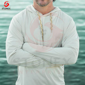 Nouveau sweat à capuche de pêche respirant en tissu catonique léger pour hommes - Product Image 2