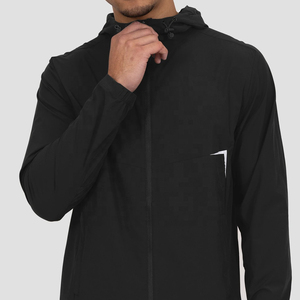 ชุดวอร์มสองชิ้นสำหรับออกกำลังกายชุดวอร์มเล่นกีฬาแบบกำหนดเองชุดออกกำลังกายสำหรับฤดูร้อนชุดวิ่งแบบมีฮู้ดสำหรับผู้ชาย - Product Image 6