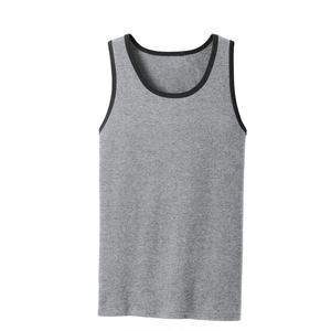 Nouveauté : Débardeur de sport pour homme en pur coton, col rond, épaules étroites, élastique, blanc, respirant, avec bas respirant, débardeur musculaire - Product Image 3