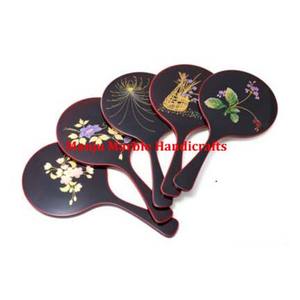 <b>Branded</b> New <b>Design</b> Wooden Inlay MOP Mirror Trending Natural Polished Floral Artisan Business Gift for Love <b>Style</b> Promotion - Product Image 3