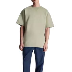 T-shirt décontracté surdimensionné à manches courtes en jersey 100 % coton pour homme, impression numérique personnalisée, design vierge, écologique, séchage rapide - Product Image 3