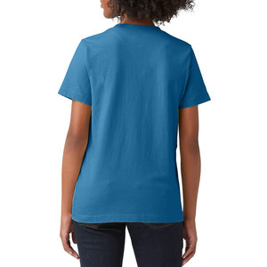 Camiseta informal de alta calidad para mujer, OEM, Impresión de logotipo personalizado, diseño ecológico, precio bajo - Product Image 3