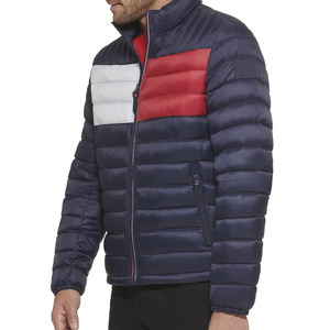 2025 Custom Style <b>Men</b> Wool Puffer <b>Jackets</b> Wholesale Price <b>Long</b> Sleeves Puffer <b>Jackets</b> For Sale - Product Image 2