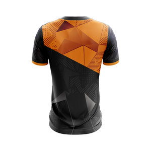 Camiseta de punto de poliéster 100% impresa personalizada al por mayor para correr en el gimnasio para hombres y mujeres Base blanca rápida y deportiva para entrenamiento - Product Image 2