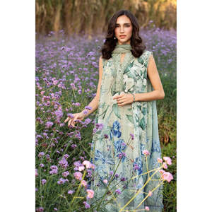 Colección Eid 2025 de Maria B, Vestido Pakistaní MPT-2502-B-TC-1190, Salwar Kameez Choli y Saree de Rayón, Ropa India Cosida - Product Image 3