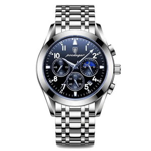 Montres à quartz de luxe pour hommes au meilleur prix, montre-bracelet en acier inoxydable tendance - Product Image 3
