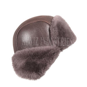 Sombreros de piel de oveja de nuevo diseño con logotipo personalizado Sombreros de piel de oveja de 5 paneles de espuma de malla personalizados para hombres - Product Image 5