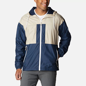 OEM personalizado impermeable y a prueba de viento al aire libre Chaquetas Running chaqueta cortavientos con capucha para los hombres - Product Image 1