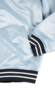 Chaqueta Varsity de Satén de Alta Calidad para Hombre, Corte Regular, Personalizada al por Mayor, Resistente al Viento, Transpirable, Chaqueta Letterman - Product Image 5