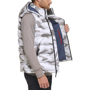 Design <b>Men's</b> <b>Jackets</b> Gray <b>Camo</b> Color Fashion Wear Outdoor Windbreaker Warm Vest Quilted Puffer <b>Jacket</b> - Product Image 6