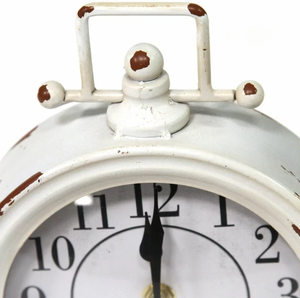 Ak Brass Metal Iron <b>Table</b> <b>Clock</b> Light Luxury Desktop Decoration Bespoke Alarm <b>Clock</b> for Home and Hotel Use - Product Image 4
