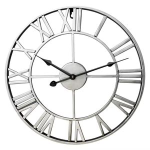 Nordic Retro Roman Numeral Luxury 60cm Battery Operated Home Decor Large <b>Vintage</b> Square Metal Wall <b>Clock</b> Wall Glass Wall <b>Clock</b> - Product Image 4
