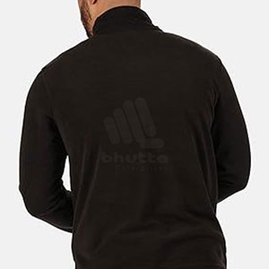 Sweat-shirts en polaire sherpa pour hommes, de qualité supérieure, nouveau style, couleur unie, hiver, fermeture éclair quart, écologiques, respirants - Product Image 5