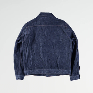 แจ็กเก็ตยีนส์สำหรับผู้ชายเสื้อแจ็กเก็ตผ้าคอตตอนแนวสตรีทปรับได้ - Product Image 6