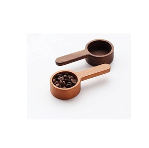 Mini cuillère en bois massif pour soupe faite à la main, cuillère en bois d'acacia pour cuillère à confiture avec poli à la main pour un prix bas - Product Image 6