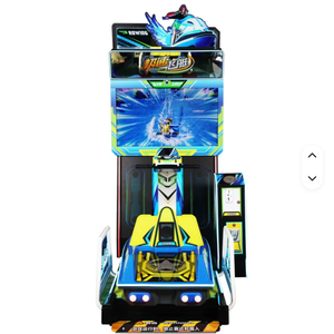 Distributeur automatique de voitures Super Surfer à monnayeur, jeu de course et de ski, garantie 2 ans, en plastique, avec lumières clignotantes - Product Image 1
