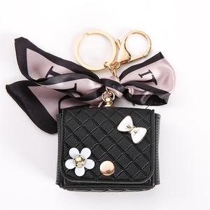 High quality <b>Customized</b> Silk scarf Bluetooth Mini Leather <b>Keychain</b> - Product Image 3