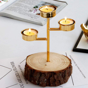 Bougeoir métallique sans flamme de qualité supérieure conception de taille personnalisée en métal de haute qualité résistant à la chaleur décoration de la maison Durable - Product Image 3