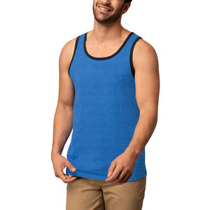 Haute qualité hommes séchage rapide athlétique entraînement débardeurs Gym Muscle Tee musculation Fitness sans manches t-shirts - Product Image 5