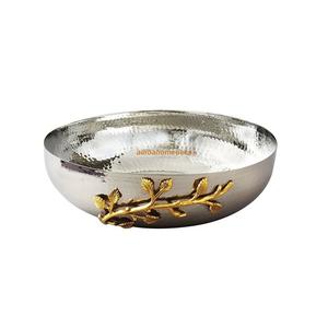 Cuenco de Metal de forma redonda de acero inoxidable personalizable de primera calidad, a la venta accesorios de cocina, técnica pulida para fiestas - Product Image 6