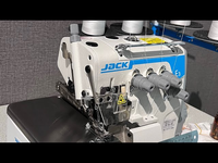 Machine à coudre industrielle surjeteuse à entraînement direct à quatre fils JACK E3-4 d'occasion