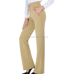 Pantalon de costume slim extensible pour femme, décontracté et professionnel, de haute qualité, vente en gros - Product Image 1