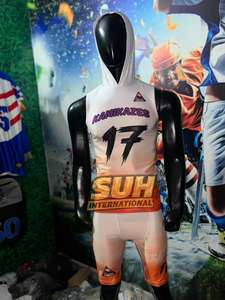 Uniforme de football américain 7 contre 7 personnalisé pour enfants, respirant et imprimé, OEM |   Maillot et short d'équipe - Product Image 4