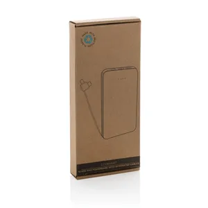 Power Bank Portatile Sostenibile Lockhart RCS 10.000 Tipo C Ecologico Promozionale - Product Image 4