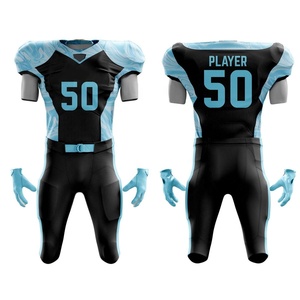 Service OEM, vente en gros, maillot de football américain de haute qualité, impression par sublimation, logo personnalisé, ensemble short et maillot pour hommes, prix uniforme. - Product Image 1