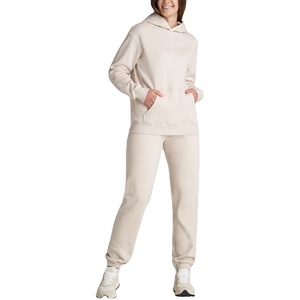 2025 venta al por mayor de alta calidad de las mujeres bordadas suéter suelto 100% algodón Casual Sudadera con capucha deportiva - Product Image 2