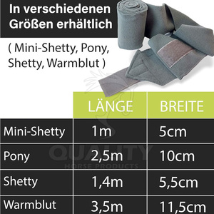 Bandages de cheval réglables pour la performance et la récupération Bandages de cheval en coton et néoprène doux - Product Image 5