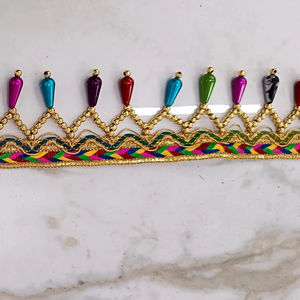 Adornos exclusivos de encaje de nailon floral para lencería y confección, Fabricante Mayorista con soporte de exportación a granel - Product Image 3