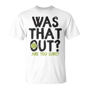 Camiseta promocional personalizable para jugador de pickleball/paddleball: ¿Estás seguro de que esa es tu camiseta? - Product Image 1