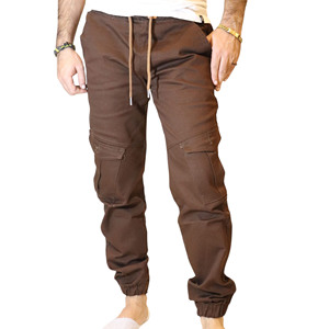 Pantalons cargo pour hommes sur mesure en gros, 6 poches, style élégant, vêtements de travail en coton, pantalons utilitaires, confortables, décontractés, tendance - Product Image 1