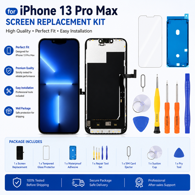 6.7 Inch Display Touch Digitizer Assembly Mobile Phone Screen Replacement Cell Phone Repair Parts for iPhone 13 Pro Max