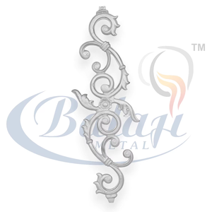 Barandilla de Hierro Fundido Negro Diamante, Super Shot Blast Gris, Altamente Pulida, Diseño Moderno, Balaustrada con 5 Años de Garantía para Balcón - Product Image 1