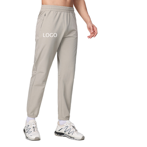 Pantalones Deportivos Antiestáticos de Poliéster y Algodón para Adultos, Color Sólido, Calidad Premium, Ligeros, Pantalones para Hombre - Product Image 1