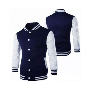 Chaqueta Universitaria de Béisbol de Lona para Hombre, Estilo OEM, Chaqueta de Invierno Personalizada Más Vendida con Logotipo Frontal, Nueva Llegada - Product Image 3