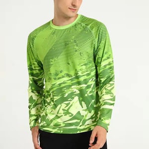 Camisetas de pesca de manga larga con logotipo personalizado al por mayor, conjunto de invierno de lona con estampado sublimado que absorbe la humedad, ropa de pantano - Product Image 3