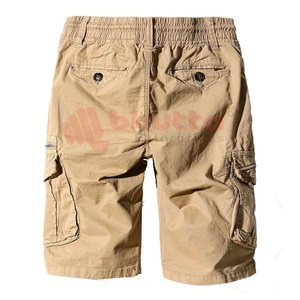 Pantalones Cortos Cargo de Hombre, Estilo Casual, de Spandex/Algodón, Estampado Digital, Cintura Media, Largura hasta la Rodilla, Cierre de Cremallera, Secado Rápido, Precio Bajo - Product Image 2