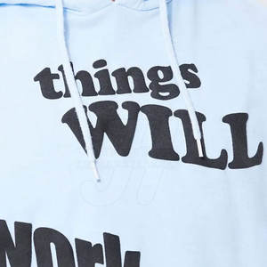 Super calidad Casual Wear XL Pullover Hoodie Puff impresión calidez comodidad invierno tela diseño personalizado para adultos sólido al por mayor - Product Image 5