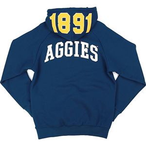 Para A & T Aggies Sudadera con Capucha forrada bordada con logotipo de Bulldog y año 1891 para hombres y mujeres - Product Image 3