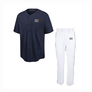 Conjuntos de uniformes de béisbol personalizados de la mejor calidad, estampado fino con su propio logotipo, corte perfecto, material superior de bajo precio - Product Image 1