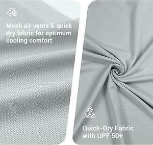 Personnalisez votre design, maillot de pêche respirant imperméable à l'eau UPF 50 pour homme, coupe confortable, pour l'extérieur - Product Image 3