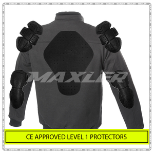 Chaqueta de Motociclismo de Turismo 3/4 para Hombre, Talla Grande, Impermeable, Homologada para Carreras, con Ventilaciones Reflectantes y Retardante de Llama para Protección - Product Image 3