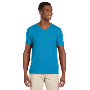 Camisetas de Algodón para Hombre, Cuello en V, Cómodas, Casuales, Elegantes y Transpirables - Product Image 1